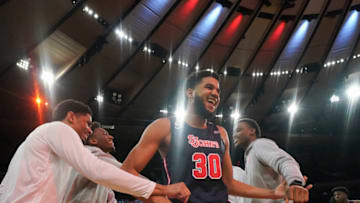 Former St. John's basketball wing LJ Figueroa. (Photo by Porter Binks/Getty Images).