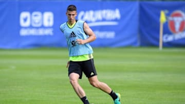 VELDEN, AUSTRIA - JULY 19: Matt Miazga during a Chelsea training session at Waldarena on July 19, 2016 in Velden, Austria. (Photo by Darren Walsh/Chelsea FC via Getty Images)