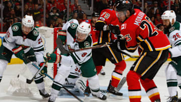 CALGARY, AB - OCTOBER 21: Sean Monahan