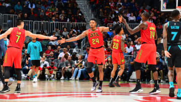Kent Bazemore the Atlanta Hawks (Photo by Scott Cunningham/NBAE via Getty Images)