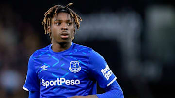WATFORD, ENGLAND - FEBRUARY 1: Moise Kean of Everton during the Premier League match between Watford and Everton at Vicarage Road on February 1, 2020 in Liverpool, England. (Photo by Tony McArdle/Everton FC via Getty Images)