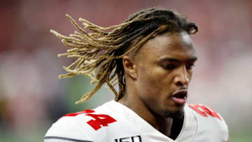 INDIANAPOLIS, IN - DECEMBER 07: Shaun Wade #24 of the Ohio State Buckeyes looks on against the Wisconsin Badgers during the Big Ten Football Championship at Lucas Oil Stadium on December 7, 2019 in Indianapolis, Indiana. Ohio State defeated Wisconsin 34-21. (Photo by Joe Robbins/Getty Images)