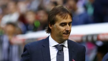 SANTIAGO BERNABéU, MADRID, SPAIN - 2018/10/20: Julen Lopetegui (Real Madrid) seen before the La Liga match between Real Madrid and Levante UD at Estadio Santiago Bernabéu.( Final score: Real Madrid 1:2 Levante). (Photo by Manu Reino/SOPA Images/LightRocket via Getty Images)