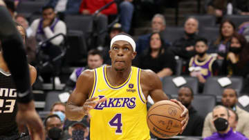 Rajon Rondo, Los Angeles Lakers. (Photo by Ezra Shaw/Getty Images)