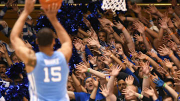 UNC basketball big man Garrison Brooks against Duke basketball (Rob Kinnan-USA TODAY Sports)