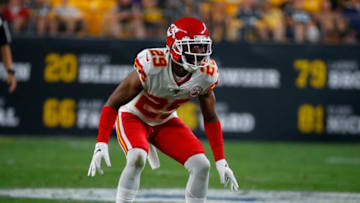 PITTSBURGH, PA - AUGUST 17: Kendall Fuller #29 of the Kansas City Chiefs in action during a preseason game against the Pittsburgh Steelers on August 17, 2019 at Heinz Field in Pittsburgh, Pennsylvania. (Photo by Justin K. Aller/Getty Images)