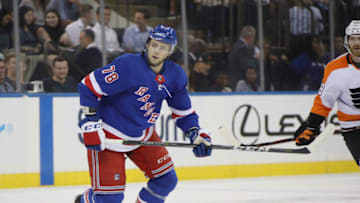 Ryan Gropp #78 of the New York Rangers (Photo by Bruce Bennett/Getty Images)