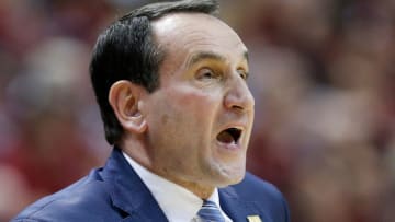 Duke basketball head coach Mike Krzyzewski (Photo by Michael Reaves/Getty Images)