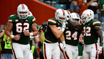 Miami Hurricanes tight end Will Mallory. (Jasen Vinlove-USA TODAY Sports)