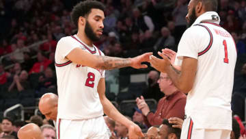 St. John's basketball forward Julian Champagnie (Photo by Mitchell Layton/Getty Images)