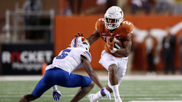 Roschon Johnson, Texas Football (Photo by Tim Warner/Getty Images)