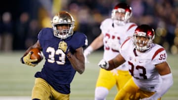 SOUTH BEND, IN - OCTOBER 17: Josh Adams