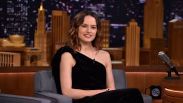 NEW YORK, NY - NOVEMBER 28: Daisy Ridley Visits "The Tonight Show Starring Jimmy Fallon" at Rockefeller Center on November 28, 2017 in New York City. (Photo by Theo Wargo/Getty Images for NBC)
