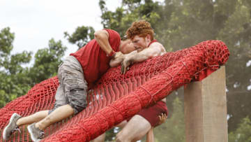 "My Kisses Are Very Private" - Lauren Rimmer, Patrick Bolton and Devon Pinto on the third episode of SURVIVOR 35, themed Heroes vs. Healers vs. Hustlers, airing Wednesday, October 11 (8:00-9:00 PM, ET/PT) on the CBS Television Network. Photo: Robert Voets/CBS ÃÂ©2017 CBS Broadcasting Inc. All Rights Reserved