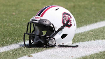 South Carolina football helmet. Mandatory Credit: Jeremy Brevard-USA TODAY Sports