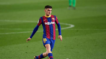 Pedro 'Pedri' Gonzalez of FC Barcelona. (Photo by Alex Caparros/Getty Images)