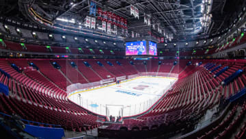MONTREAL, QC - APRIL 20: General view of the Bell Centre prior to Game Five of the Eastern Conference First Round during the 2017 NHL Stanley Cup Playoffs between the Montreal Canadiens and the New York Rangers at the Bell Centre on April 20, 2017 in Montreal, Quebec, Canada. (Photo by Minas Panagiotakis/Getty Images)
