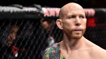 ORLANDO, FL - FEBRUARY 24: Josh Emmett prepares to face Jeremy Stephens prior to their featherweight bout during the UFC Fight Night event at Amway Center on February 24, 2018 in Orlando, Florida. (Photo by Jeff Bottari/Zuffa LLC/Zuffa LLC via Getty Images)