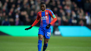 LONDON, ENGLAND - FEBRUARY 02: Aaron Wan-Bissaka of Crystal Palace during the Premier League match between Crystal Palace and Fulham FC at Selhurst Park on February 02, 2019 in London, United Kingdom. (Photo by Marc Atkins/Getty images)