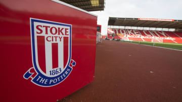 The interior of the stadium is seen ahead of the English Premier League football match between Stoke City and Everton at the Bet365 Stadium in Stoke-on-Trent, central England on March 17, 2018. / AFP PHOTO / Roland Harrison / RESTRICTED TO EDITORIAL USE. No use with unauthorized audio, video, data, fixture lists, club/league logos or 'live' services. Online in-match use limited to 75 images, no video emulation. No use in betting, games or single club/league/player publications. / (Photo credit should read ROLAND HARRISON/AFP via Getty Images)