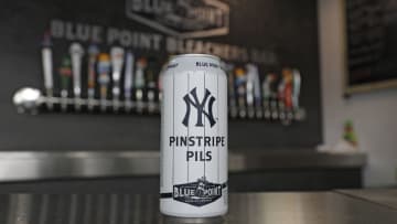 Photo: Blue Point's NY Pinstripe Pilsner.. Image Courtesy Blue Point