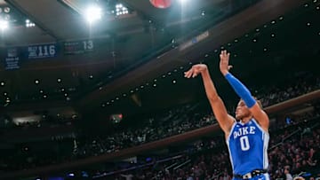 Duke basketball rising sophomore Wendell Moore. (Photo by Porter Binks/Getty Images)