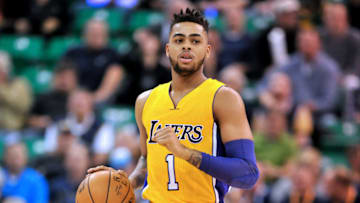 SALT LAKE CITY, UT - OCTOBER 28: D'Angelo Russell