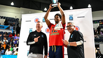Duke basketball signee Sean Stewart (Maria Lysaker-USA TODAY Sports)