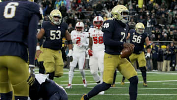 SOUTH BEND, IN - OCTOBER 28: Brandon Wimbush