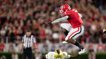 D'Andre Swift of the Georgia Bulldogs (Photo by Steve Limentani/ISI Photos/Getty Images).