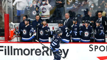Winnipeg Jets, Nikolaj Ehlers (27). Mandatory Credit: Terrence Lee-USA TODAY Sports