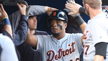 TORONTO, ON - SEPTEMBER 9: Jeimer Candelario (Photo by Tom Szczerbowski/Getty Images)