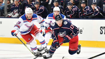 COLUMBUS, OH - OCTOBER 13: Cam Atkinson