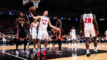 Bojan Bogdanovic #44 of the Detroit Pistons (Photo by Dustin Satloff/Getty Images)