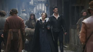A Discovery of Witches S2 on-Sundance Now. Pictured: Teresa Palmer as Diana Bishop Matthew Goode as Matthew Clairmont. Image provided by Shudder
