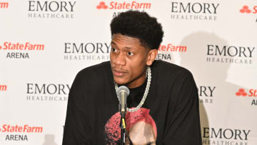 Atlanta Hawks, De'Andre Hunter. (Photo by Paras Griffin/Getty Images)