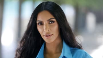 PARIS, FRANCE - JUNE 21: Kim Kardashian attends the Louis Vuitton Menswear Spring/Summer 2019 show as part of Paris Fashion Week Week on June 21, 2018 in Paris, France. (Photo by Chesnot/WireImage)