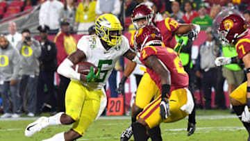 Oregon Ducks, USC Trojans. (Mandatory Credit: Jayne Kamin-Oncea-USA TODAY Sports)