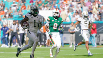 Nov 6, 2021; Miami Gardens, Florida, USA; Mandatory Credit: Jasen Vinlove-USA TODAY Sports