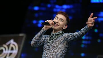 STRADBALLY, IRELAND - AUGUST 31: Olly Alexander of Years and Years performs on stage during Electric Picnic Music Festival 2019 at Stradbally Hall Estate on August 31, 2019 in Stradbally, Ireland. (Photo by Debbie Hickey/Getty Images)