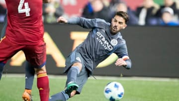 NEW YORK, NEW YORK - April 11: David Villa