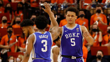 Duke basketball guard Jeremy Roach and forward Paolo Banchero (Geoff Burke-USA TODAY Sports)