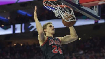 Lauri Markkanen, Chicago Bulls Mandatory Credit: John Geliebter-USA TODAY Sports