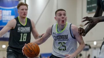 CHICAGO, IL - MAY 17: Kyle Guy of Virginia works out during the 2019 NBA Combine at Quest MultiSport Complex on May 17, 2019 in Chicago, Illinois. (Photo by Michael Hickey/Getty Images)