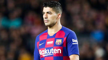 BARCELONA, SPAIN - DECEMBER 7: Luis Suarez of FC Barcelona during the La Liga Santander match between FC Barcelona v Real Mallorca at the Camp Nou on December 7, 2019 in Barcelona Spain (Photo by David S. Bustamante/Soccrates/Getty Images)