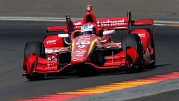 Scott Dixon on track during qualifying for the 2016 Grand Prix at the Glen. Photo Credit: Bret Kelley/Courtesy of IndyCar