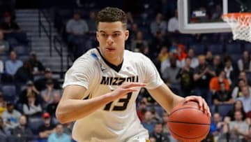 NASHVILLE, TN - MARCH 16: Michael Porter Jr. #13 of the Missouri Tigers plays against the Florida State Seminoles during the first round of the 2018 NCAA Men's Basketball Tournament at Bridgestone Arena on March 16, 2018 in Nashville, Tennessee. (Photo by Frederick Breedon/Getty Images)