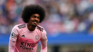 LONDON, ENGLAND - AUGUST 18: Hamza Choudhury of Leicester City during the Premier League match between Chelsea FC and Leicester City at Stamford Bridge on August 18, 2019 in London, United Kingdom. (Photo by Catherine Ivill/Getty Images)
