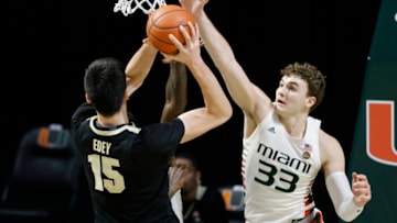 Matt Cross #33 of the Miami Hurricanes (Photo by Michael Reaves/Getty Images)