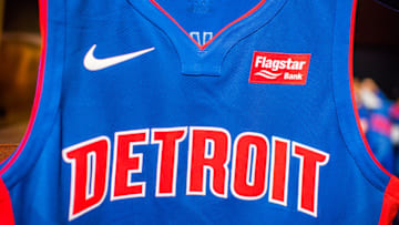 AUBURN HILLS, MI - JULY 26: Detroit Pistons introduce two new uniforms by Nike on July 26, 2017 at the Palace Of Auburn Hills in Auburn Hills, Michigan. NOTE TO USER: User expressly acknowledges and agrees that, by downloading and or using this photograph, User is consenting to the terms and conditions of the Getty Images License Agreement. Mandatory Copyright Notice: Copyright 2017 NBAE (Photo by Chris Schwegler/NBAE via Getty Images)